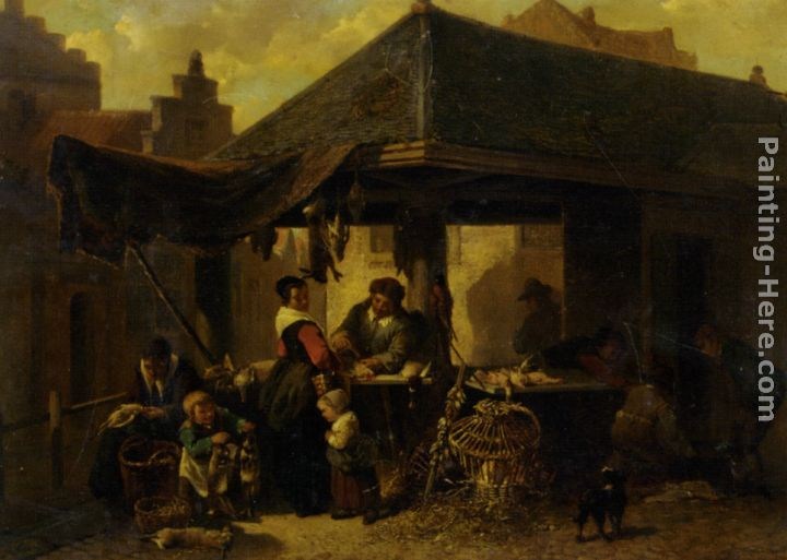Johan Mari Ten Kate At the Butchers Market